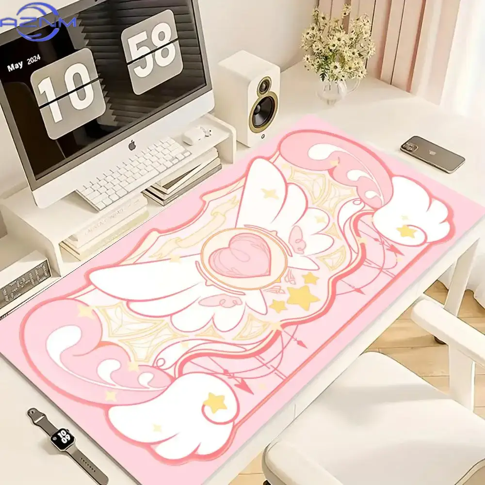 Pc Gaming Pink - Tapis de souris grand format à
