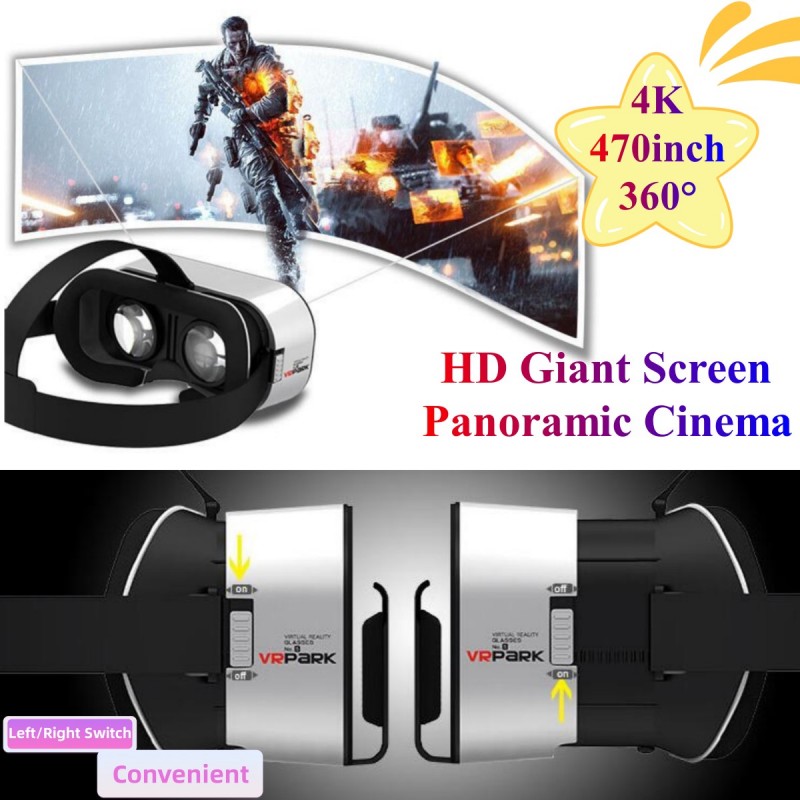 V5 4K réalité virtuelle VR lun - Vr Headset Pc avis et prix